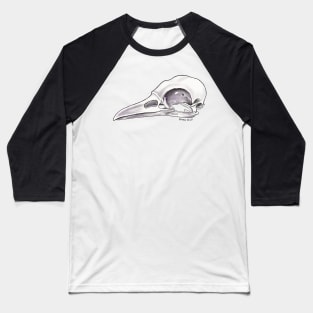 Raven Skull Baseball T-Shirt